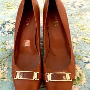 Women’s Lauren by Ralph Lauren, Sz 9/10, Cognac